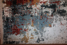 Load image into Gallery viewer, Contemporary Abstract Oriental Area Rug 5x7 One of a Kind
