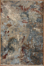 Load image into Gallery viewer, Contemporary Abstract Oriental Area Rug 4x6 One of a Kind
