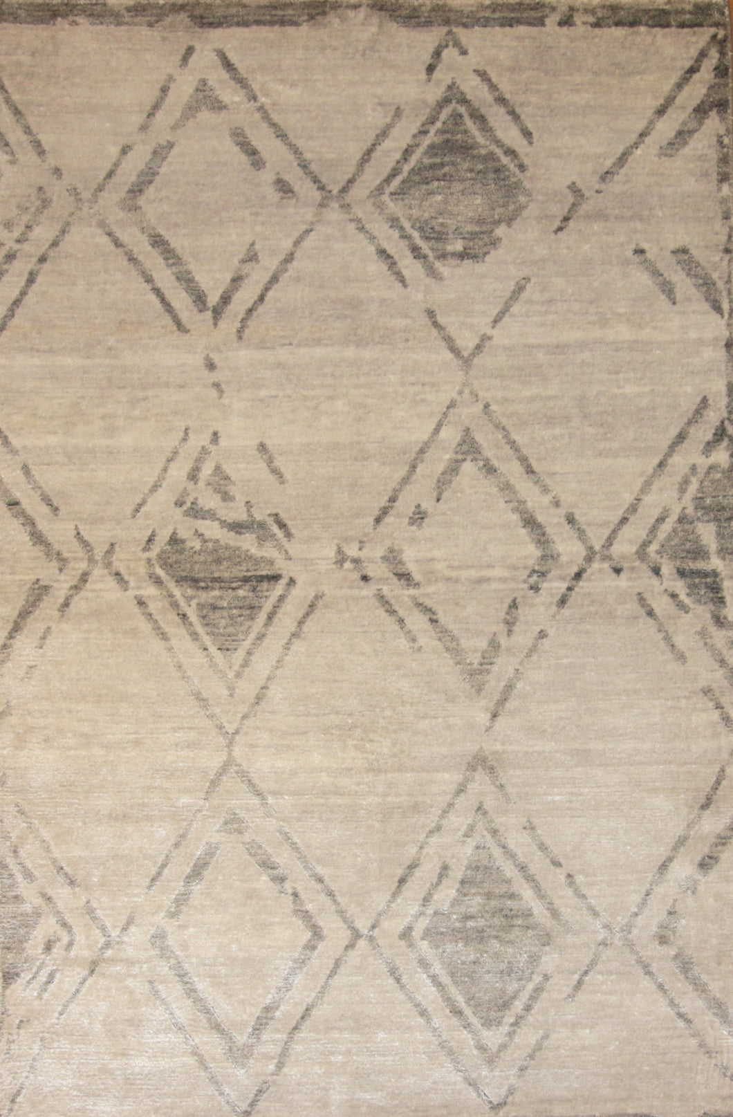 Contemporary Abstract Area Rug 4x6 One of a Kind