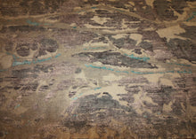 Load image into Gallery viewer, Vegetable Dye Contemporary Abstract Area Rug 5x7 One of a Kind
