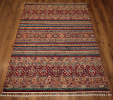 Load image into Gallery viewer, Kazak Oriental Wool Rug 5x7 One of a Kind
