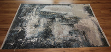 Load image into Gallery viewer, Contemporary Abstract Oriental Area Rug 4x6 One of a Kind
