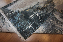 Load image into Gallery viewer, Contemporary Abstract Oriental Area Rug 4x6 One of a Kind
