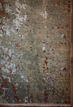 Load image into Gallery viewer, Contemporary Abstract Oriental Area Rug 4x6 One of a Kind
