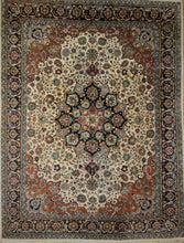 Load image into Gallery viewer, Vegetable Dye Farahan Persian Area Rug 8x10 One of a Kind
