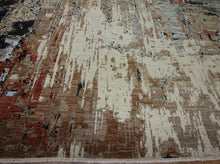 Load image into Gallery viewer, Vegetable Dye Contemporary Abstract Oriental Area Rug 8x10 One of a Kind
