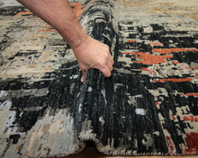 Load image into Gallery viewer, Vegetable Dye Contemporary Abstract Oriental Area Rug 8x10 One of a Kind
