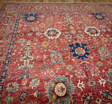 Load image into Gallery viewer, Floral Sultanabad Ziegler Vegetable Dye Area Rug 8x10 One of a Kind
