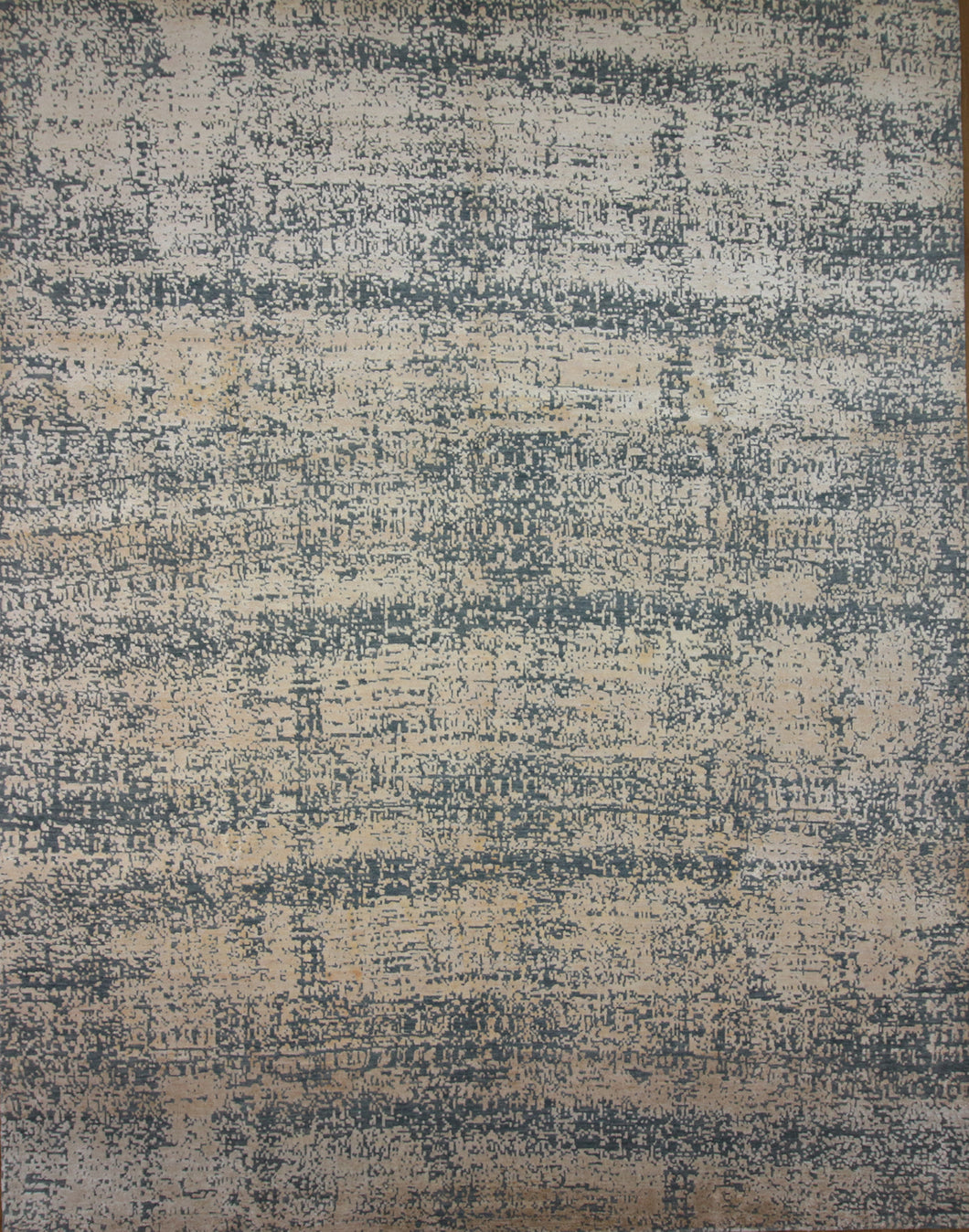 Hand Knotted Contemporary Area Rug 8x10 One of a Kind