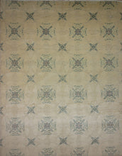 Load image into Gallery viewer, Contemporary Nepalese Wool Area Rug 8x10 One of a Kind
