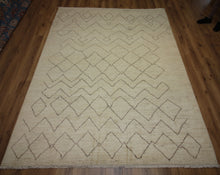 Load image into Gallery viewer, Handmade Wool Moroccan Oriental Area Rug 8x10 One of a Kind

