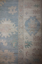 Load image into Gallery viewer, Vegetable Dye Oushak Turkish Area Rug 8x10 One of a Kind
