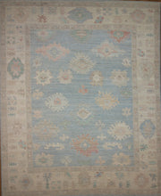 Load image into Gallery viewer, Vegetable Dye Oushak Turkish Area Rug 8x10 One of a Kind
