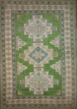 Load image into Gallery viewer, Vegetable Dye Oushak Turkish Area Rug 8x10 One of a Kind
