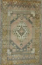 Load image into Gallery viewer, Geometric Anatolian Turkish Area Rug 3x5 One of a Kind
