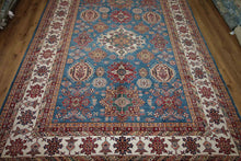 Load image into Gallery viewer, Geometric Super Kazak Oriental Area Rug 9x12 One of a Kind
