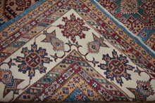 Load image into Gallery viewer, Geometric Super Kazak Oriental Area Rug 9x12 One of a Kind
