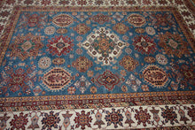 Load image into Gallery viewer, Geometric Super Kazak Oriental Area Rug 9x12 One of a Kind
