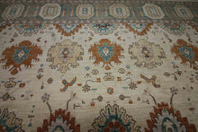 Load image into Gallery viewer, Floral Oushak Vegetable Dye Area Rug 9x12 One of a Kind
