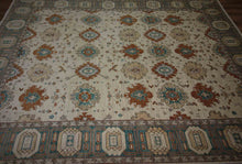 Load image into Gallery viewer, Floral Oushak Vegetable Dye Area Rug 9x12 One of a Kind
