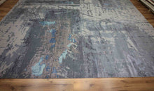 Load image into Gallery viewer, Contemporary Abstract Oriental Area Rug 10x14 One of a Kind
