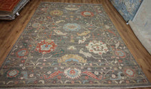 Load image into Gallery viewer, Vegetable Dye Oushak Turkish Area Rug 9x12 One of a Kind
