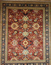 Load image into Gallery viewer, Vegetable Dye Ziegler Oriental Area Rug 9x12 One of a Kind
