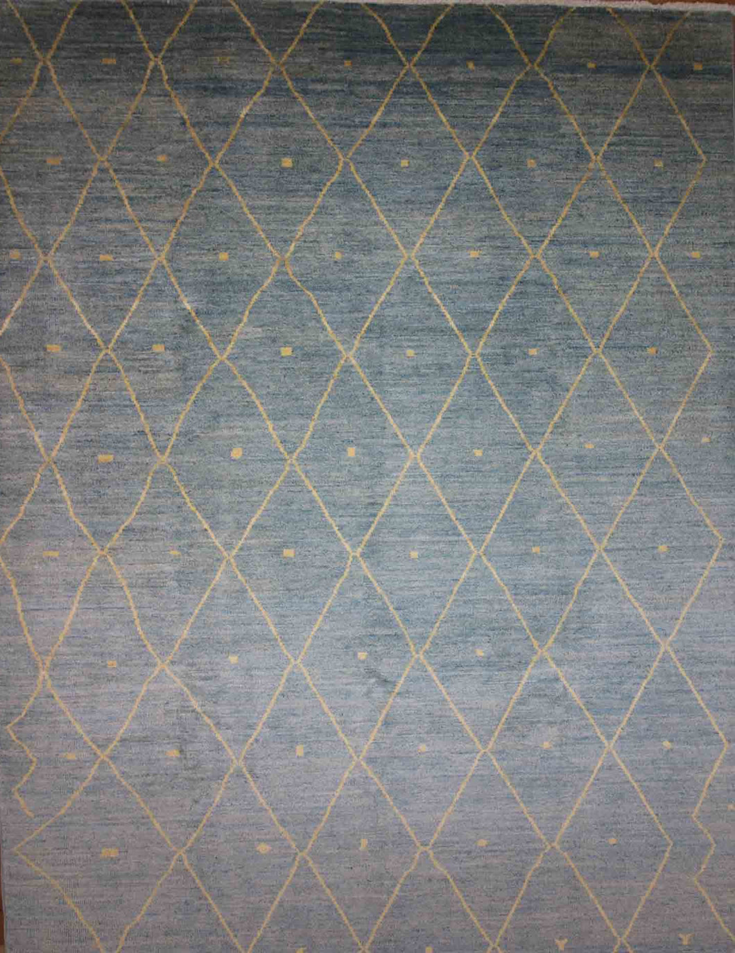 Moroccan Oriental Area Rug 9x12 One of a Kind