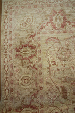 Load image into Gallery viewer, All-Over Floral Oushak Chobi Wool Area Rug 9x12 One of a Kind
