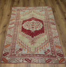 Load image into Gallery viewer, Geometric Anatolian Oriental Area Rug 3x5 One of a Kind
