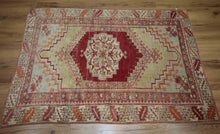 Load image into Gallery viewer, Geometric Anatolian Oriental Area Rug 3x5 One of a Kind
