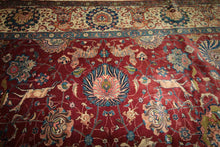 Load image into Gallery viewer, Antique Vegetable Dye Tabriz Persian Area Rug 10x14 One of a Kind
