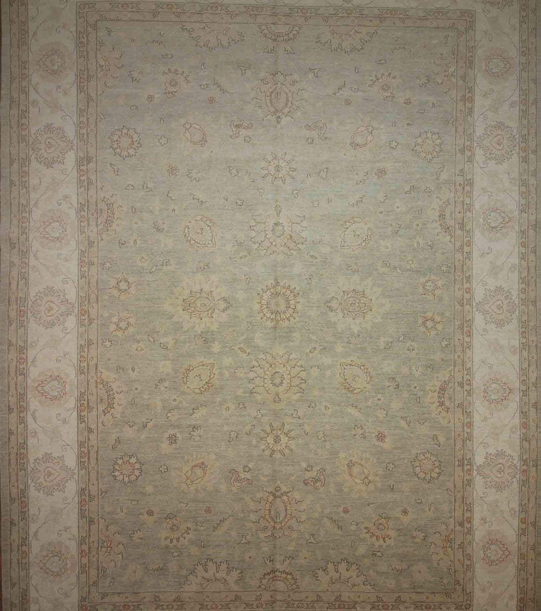 Vegetable Dye Peshawar Chobi Oriental Area Rug 10x14 One of a Kind