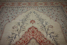 Load image into Gallery viewer, Vegetable Dye Floral Oushak Chobi Oriental Area Rug 10x14 One of a Kind

