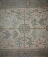Load image into Gallery viewer, Vegetable Dye Oushak Turkish Area Rug 10x14 One of a Kind
