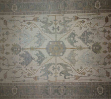 Load image into Gallery viewer, Vegetable Dye Oushak Turkish Area Rug 10x14 One of a Kind
