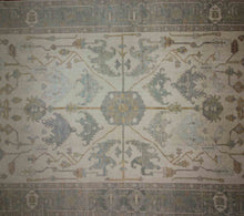 Load image into Gallery viewer, Vegetable Dye Oushak Turkish Area Rug 10x14 One of a Kind
