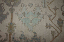 Load image into Gallery viewer, Vegetable Dye Oushak Turkish Area Rug 10x14 One of a Kind
