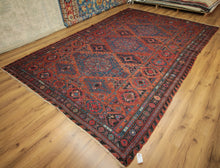 Load image into Gallery viewer, Pre-1900 Vegetable Dye Antique Sumak Persian Rug 9x12 One of a Kind
