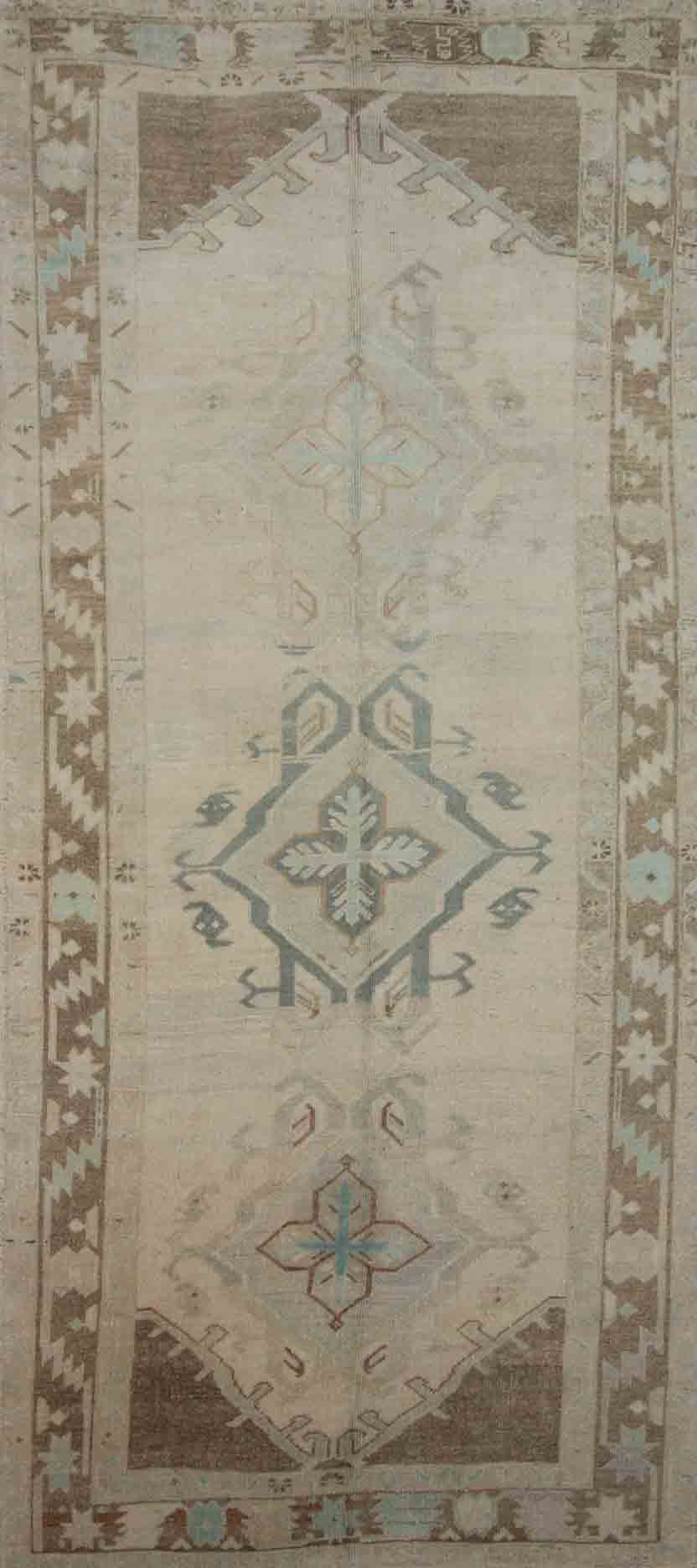 Hand-Knotted Anatolian Turkish Wool Rug 6x9 One of a Kind