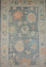 Load image into Gallery viewer, Vegetable Dye Oushak Turkish Area Rug 6x9 One of a Kind
