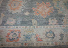Load image into Gallery viewer, Vegetable Dye Oushak Turkish Area Rug 6x9 One of a Kind
