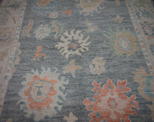 Load image into Gallery viewer, Vegetable Dye Oushak Turkish Area Rug 6x9 One of a Kind
