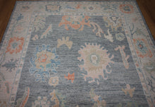 Load image into Gallery viewer, Vegetable Dye Oushak Turkish Area Rug 6x9 One of a Kind
