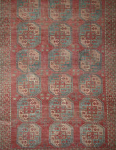Load image into Gallery viewer, Antique Vegetable Dye Turkish Area Rug 8x10 One of a Kind
