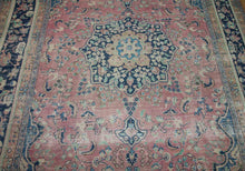 Load image into Gallery viewer, Vintage Colorful Wool Area Rug 6x9 One of a Kind
