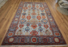 Load image into Gallery viewer, Vegetable Dye Heriz Serapi Oriental Area Rug 6x9 One of a Kind
