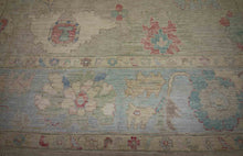 Load image into Gallery viewer, Vegetable Dye Oushak Turkish Large Rug 10x14
