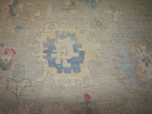 Load image into Gallery viewer, Vegetable Dye Oushak Turkish Large Rug 10x14
