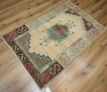 Load image into Gallery viewer, Antique Geometric Anatolian Turkish Rug 3x5 One of a Kind
